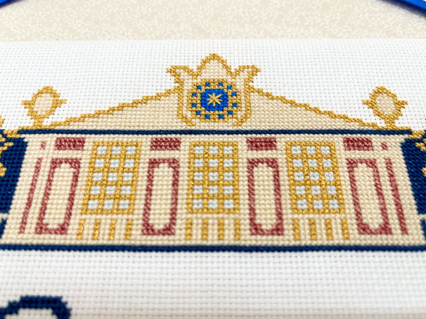 Team Bourbon Versailles Cross Stitch Pattern (large) | PDF Instant Download | Gift for History Lovers, Royal Family fans & Francophiles