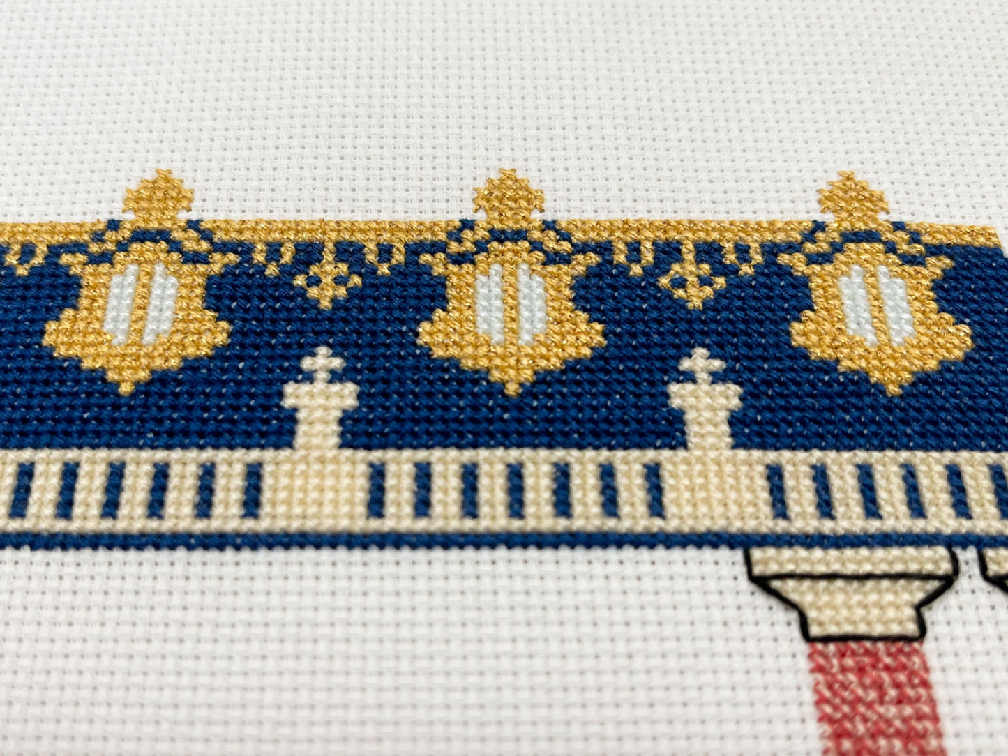 Team Bourbon Versailles Cross Stitch Pattern (large) | PDF Instant Download | Gift for History Lovers, Royal Family fans & Francophiles