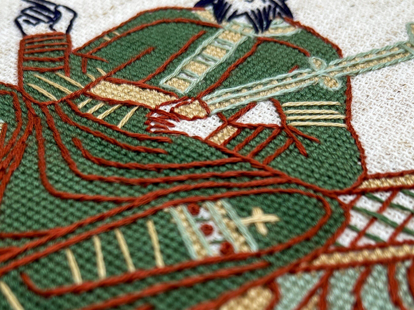 Bayeux Tapestry Cross Stitch Pattern: Edward the Confessor | PDF Instant Download | Great for lovers of Medieval History and English Kings