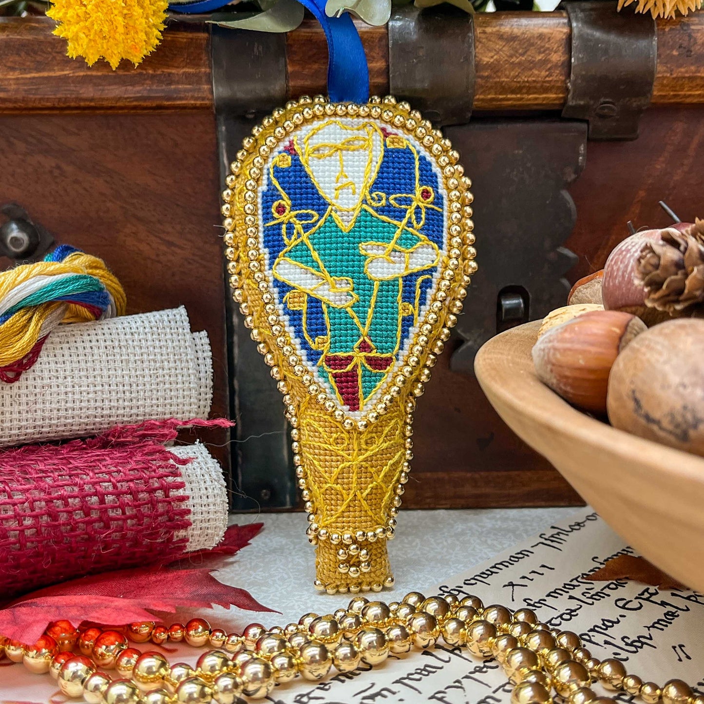 Alfred Jewel Ornament Cross Stitch Pattern