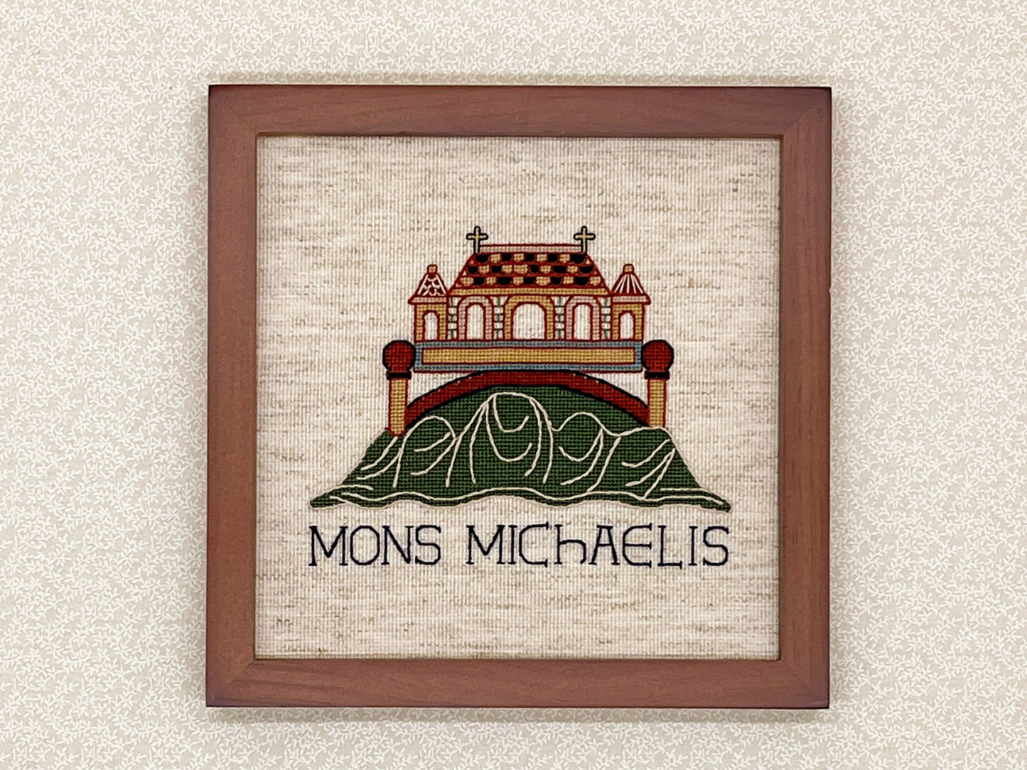 Bayeux Tapestry Cross Stitch Pattern: Mont-Saint-Michel Abbey