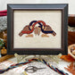 Bayeux Tapestry Cross Stitch Pattern: Entwined Birds