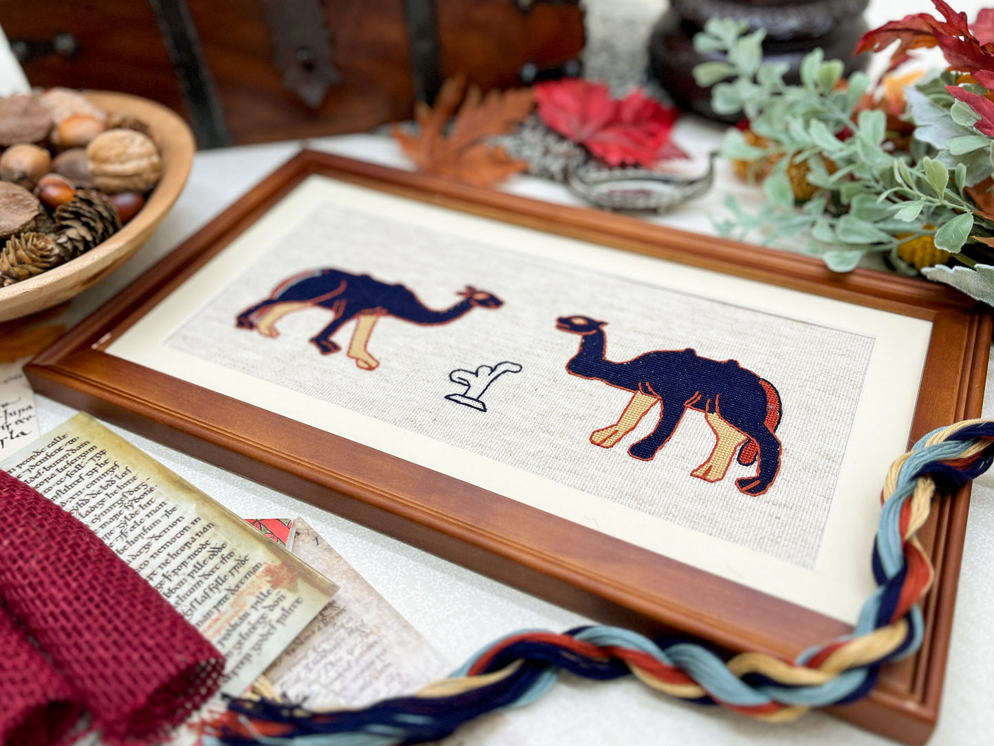 Bayeux Tapestry Cross Stitch Pattern: Camels