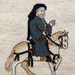 Canterbury Tales Cross Stitch Pattern: Geoffrey Chaucer