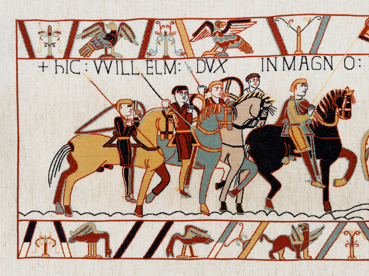 Bayeux Tapestry Cross Stitch Digital Pattern: William’s Fleet Crossing the Channel