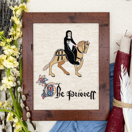 Canterbury Tales Cross Stitch Pattern: The Prioress