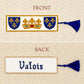 House of Valois Bookmark Cross Stitch Pattern