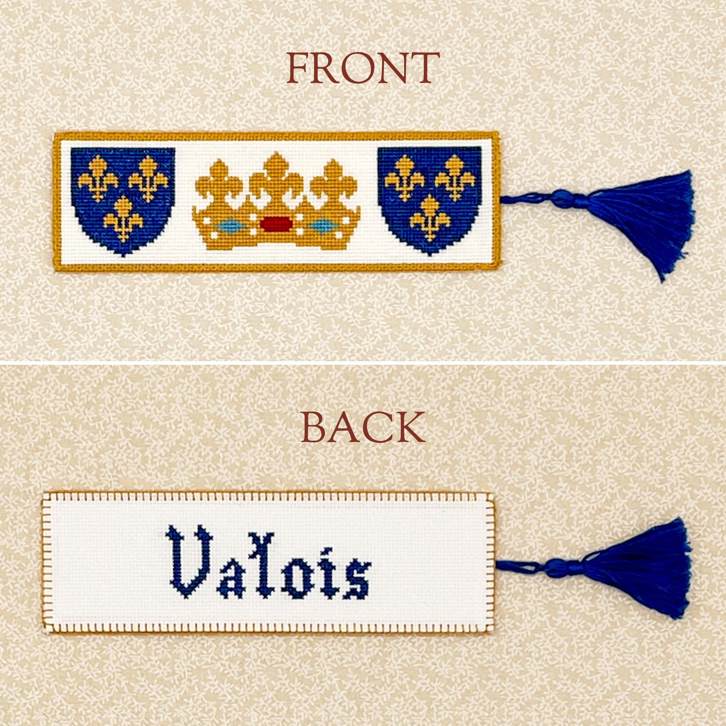 House of Valois Bookmark Cross Stitch Pattern