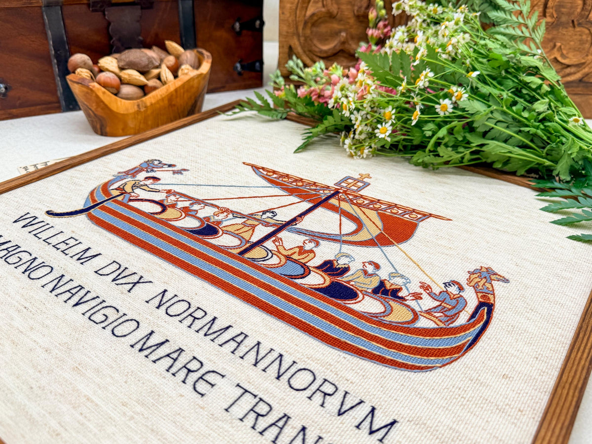 Bayeux Tapestry Cross Stitch Digital Pattern: William the Conqueror’s Ship