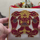 Sutton Hoo Wolves Ornament Cross Stitch Pattern | PDF Instant Download | for Lovers of Medieval Archeology and Anglo-Saxon or Viking History