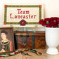 Team Lancaster Cross Stitch Pattern (large) | PDF Instant Download | Gift for lovers of History, Royal Family & Medieval Heraldry | Henry V