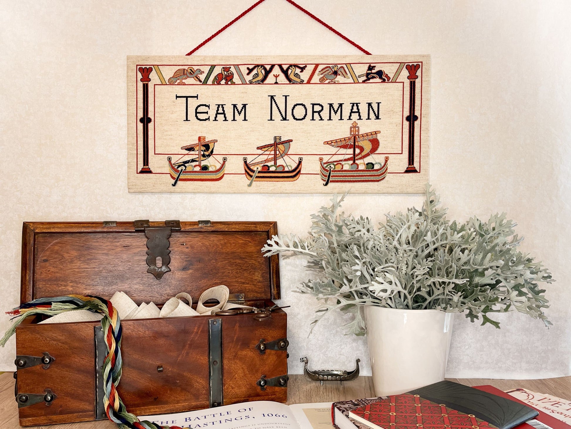 Team Norman Bayeux Tapestry Cross Stitch Pattern (large) | PDF Instant Download | Gift for Lovers of History, Medieval Art & Royal Family