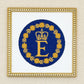 Elizabeth II Cross Stitch Pattern: Queen’s Personal Flag | PDF Instant Download | Gift for Fans of History, Windsor Family & Royal Heraldry
