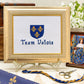 Team Valois Cross Stitch Pattern (small) | PDF Instant Download | Unique Gift for Fans of French History, Joan of Arc, & Medieval Heraldry