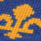 Team Valois Cross Stitch Pattern (small) | PDF Instant Download | Unique Gift for Fans of French History, Joan of Arc, & Medieval Heraldry