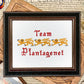 Team Plantagenet Cross Stitch Pattern (small) | PDF Instant Download | Gift for Lovers of History, Royal Family & Medieval Heraldry