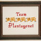 Team Plantagenet Cross Stitch Pattern (small) | PDF Instant Download | Gift for Lovers of History, Royal Family & Medieval Heraldry
