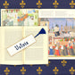 House of Valois Bookmark Cross Stitch Pattern | PDF Instant Download | Gift for Fans of French History, Joan of Arc, & Medieval Heraldry