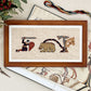 Bayeux Tapestry Cross Stitch Pattern: Warrior with Bear Border Art | PDF Instant Download | Gift for Medieval History and Art Lovers