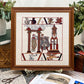Bayeux Tapestry Cross Stitch Pattern: Aelfgyva and Cleric | PDF Instant Download | Gift for lovers of Medieval History and Art