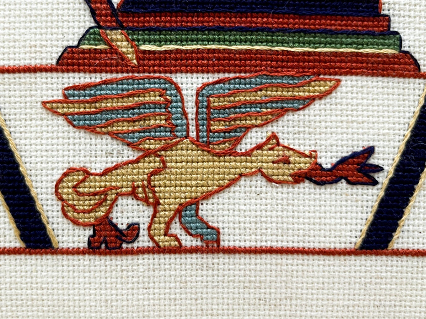 Bayeux Tapestry Cross Stitch Pattern: Aelfgyva and Cleric | PDF Instant Download | Gift for lovers of Medieval History and Art