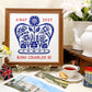 Charles III Coronation Emblem Cross Stitch Pattern | PDF Instant Download | Gift for Fans of History, Royal Family & Floral Designs