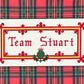 Team Stuart Cross Stitch Pattern (large) | PDF Instant Download | Gift for Lovers of History, Royal Family & Scotland | Thistle, Heraldry
