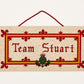 Team Stuart Cross Stitch Pattern (large) | PDF Instant Download | Gift for Lovers of History, Royal Family & Scotland | Thistle, Heraldry