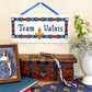 Team Valois Cross Stitch Pattern (large) | PDF Instant Download | Unique Gift for Fans of French History, Joan of Arc, & Medieval Heraldry