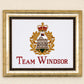 Team Windsor Cross Stitch Pattern (small) | PDF Instant Download | Gift for Lovers of History, Royal Family & Heraldry | Queen Elizabeth II