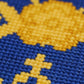 Elizabeth II Cross Stitch Pattern: Queen’s Personal Flag | PDF Instant Download | Gift for Fans of History, Windsor Family & Royal Heraldry