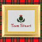 Team Stuart Cross Stitch Pattern (small) | PDF Instant Download | Gift for Lovers of History, Royal Family & Scotland | Thistle, Heraldry