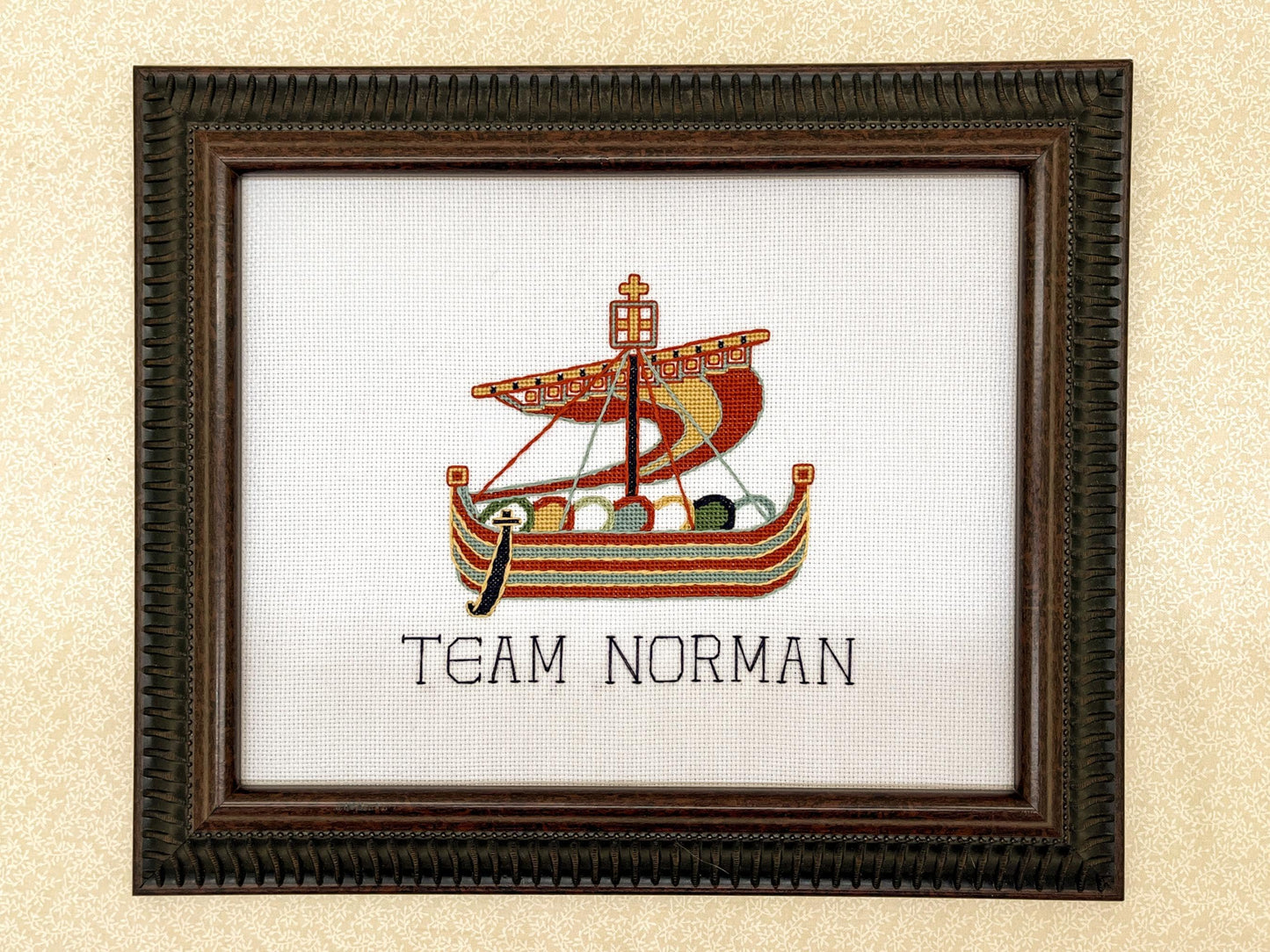 Team Norman Bayeux Tapestry Cross Stitch Pattern (small) | PDF Instant Download | Gift for Lovers of History, Medieval Art & Royal Family