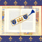 House of Valois Bookmark Cross Stitch Pattern | PDF Instant Download | Gift for Fans of French History, Joan of Arc, & Medieval Heraldry