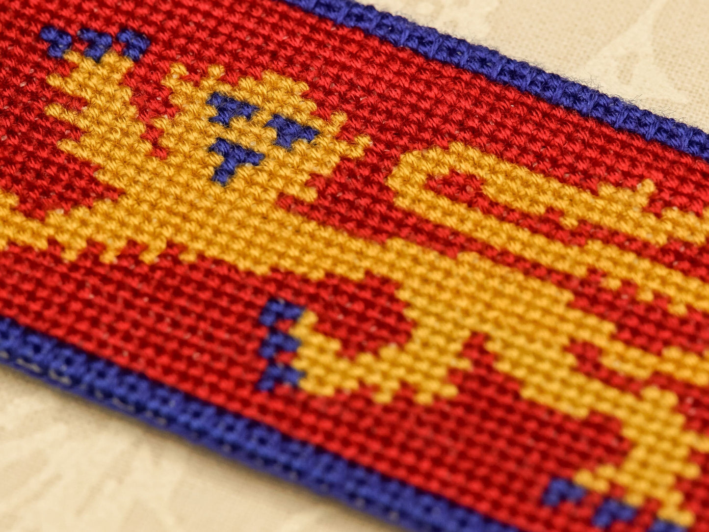 House of Plantagenet Bookmark Cross Stitch Pattern | PDF Instant Download | Gift for Lovers of History, Royal Family & Medieval Heraldry