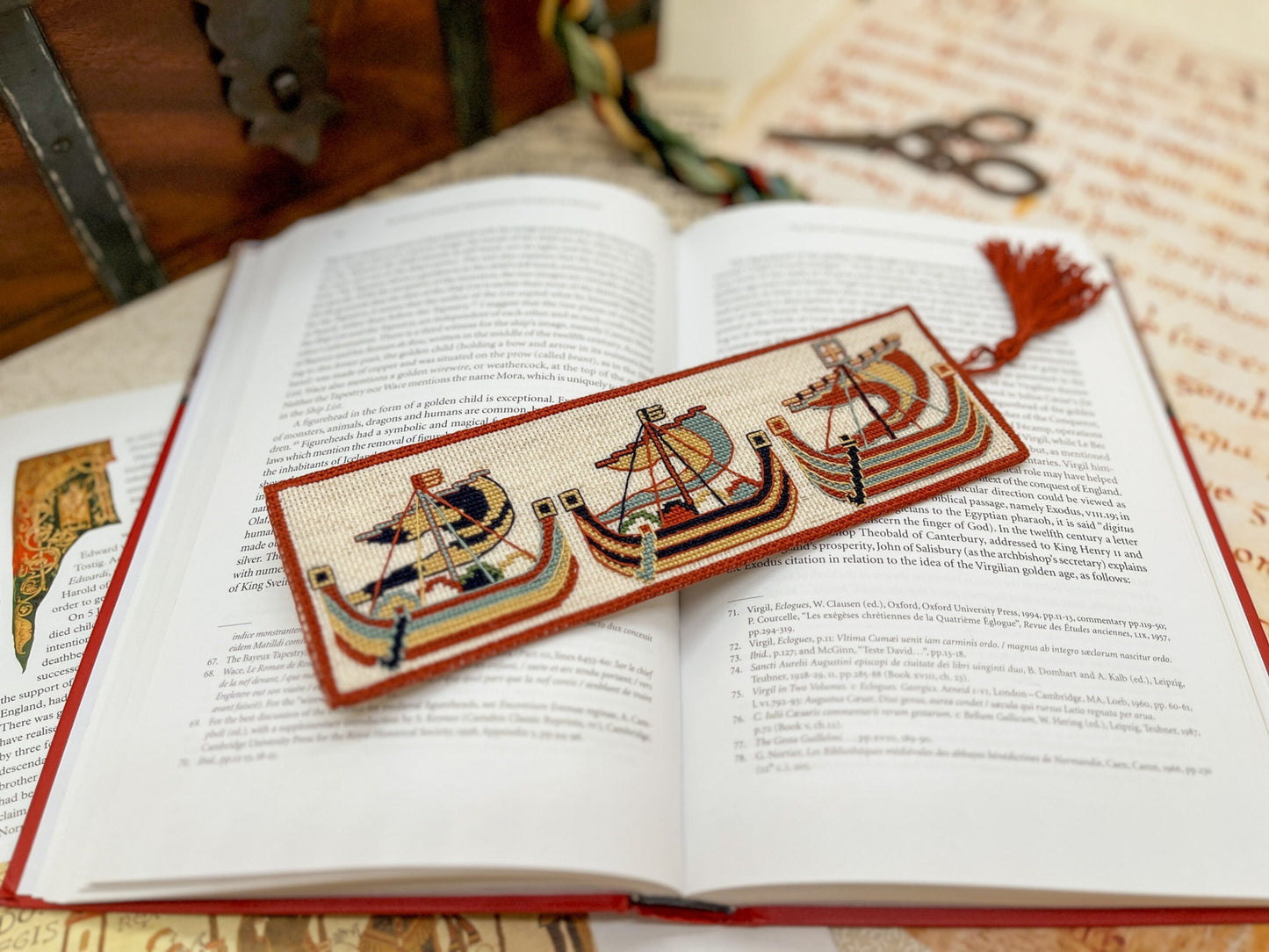 William the Conqueror Bookmark Cross Stitch Pattern | PDF Instant Download | Gift for Lovers of History, the Bayeux Tapestry & Medieval Art