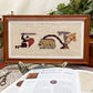 Bayeux Tapestry Cross Stitch Pattern: Warrior with Bear Border Art | PDF Instant Download | Gift for Medieval History and Art Lovers