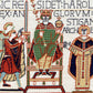 Bayeux Tapestry Cross Stitch Pattern: Harold Enthroned | PDF Instant Download | Gift for lovers of Medieval History, Art and English Kings