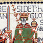 Bayeux Tapestry Cross Stitch Pattern: Harold Enthroned | PDF Instant Download | Gift for lovers of Medieval History, Art and English Kings
