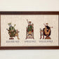 Bayeux Tapestry Cross Stitch Pattern: Three Kings of 1066 | PDF Instant Download | Great for lovers of Medieval History and English Kings