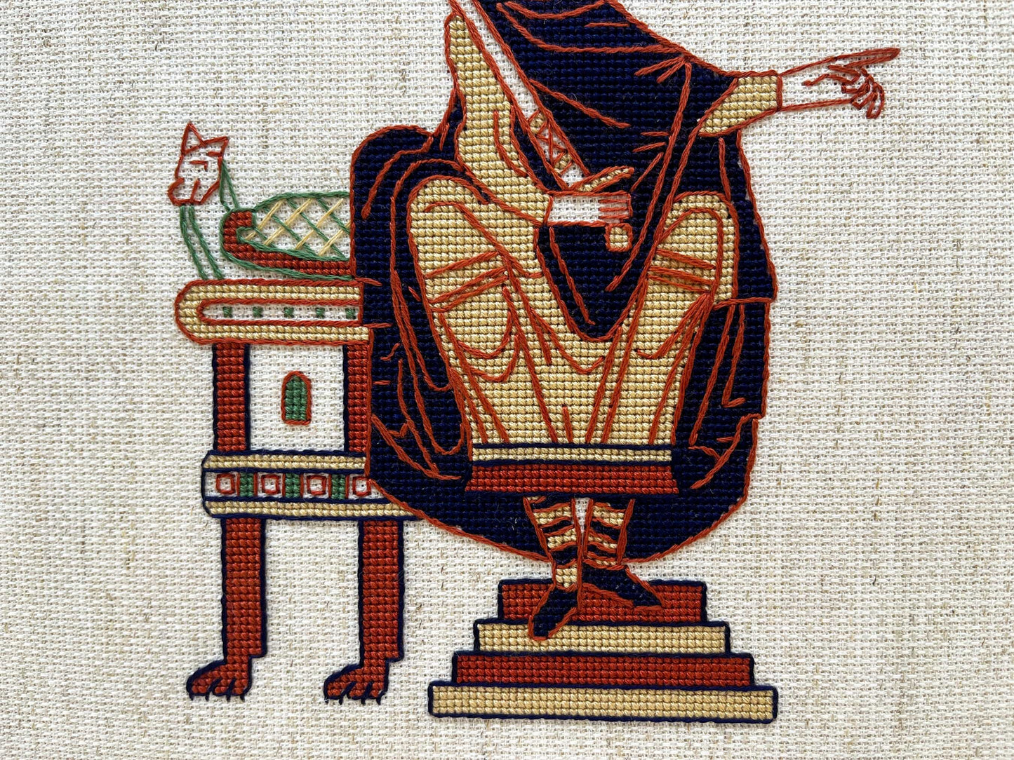 Bayeux Tapestry Cross Stitch Pattern: William the Conqueror | PDF Instant Download | Great for lovers of Medieval History and English Kings