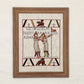 Bayeux Tapestry Cross Stitch Pattern: William Giving Arms to Harold | PDF Instant Download | For Fans of Medieval Art, Knights, and Chivalry
