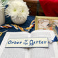 Order of the Garter Bookmark Cross Stitch Pattern | PDF Instant Download | For Lovers of Chivalry, Medieval History, and Royal Splendor