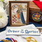 Order of the Garter Bookmark Cross Stitch Pattern | PDF Instant Download | For Lovers of Chivalry, Medieval History, and Royal Splendor
