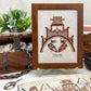 Bayeux Tapestry Cross Stitch Pattern: Fortification of Dinan, Brittany | PDF Instant Download | For Fans of Medieval France & Art History