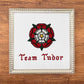 Team Tudor Cross Stitch Pattern (small) | PDF Instant Download | For Lovers of History & Royal Family | Henry VIII, Elizabeth I, Tudor Rose