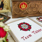 Team Tudor Cross Stitch Pattern (small) | PDF Instant Download | For Lovers of History & Royal Family | Henry VIII, Elizabeth I, Tudor Rose