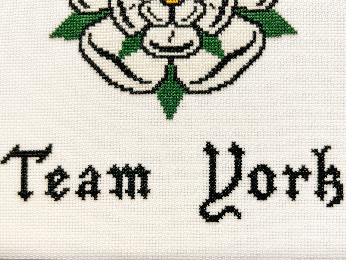 Team York Cross Stitch Pattern (small) | PDF Instant Download | Gift for Fans of History, Royal Family, Medieval Heraldry & Richard III