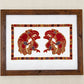 Sutton Hoo Birds Cross Stitch Pattern | PDF Instant Download | Gift for Lovers of Medieval Archeology and Anglo-Saxon or Viking History