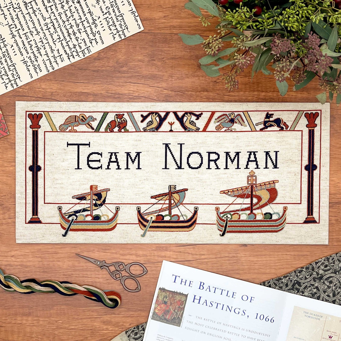 Team Norman Bayeux Tapestry Cross Stitch Pattern (large) | PDF Instant Download | Gift for Lovers of History, Medieval Art & Royal Family